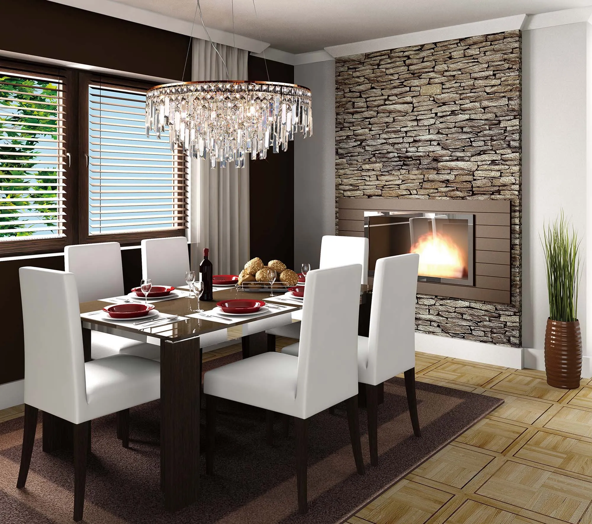 Maddison Crystal Ceiling Lights Diyas Ringed & Square Crystal Fittings